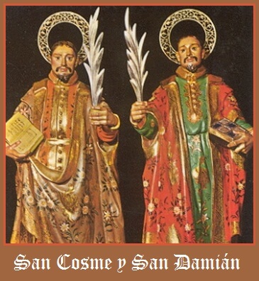 SANTOS COSME Y DAMIAN 26 DE SEPTIEMBRE